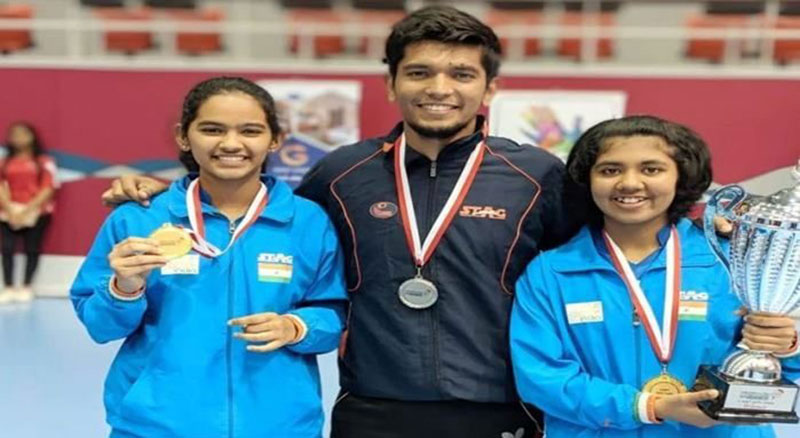 Young Indian girls clinch 4 medals in Bahrain Open TT