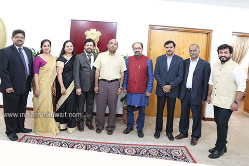 KANA Kuwait delegation calls on Indian Ambassador