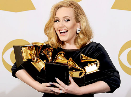 Adele clinches major awards at 2017 Grammys