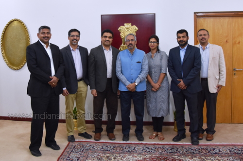 IDAK Council Meets Ambassador of India to Kuwait