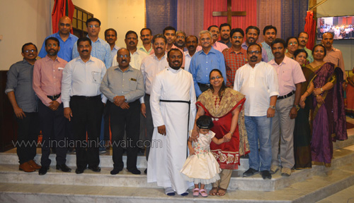 STECI Kuwait  Parish Hosted  Farewell for Vicar Rev. Saji Abraham