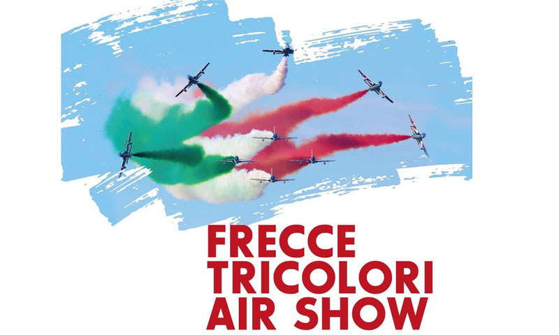 Italian Air Force airshow at Kuwaiti Towers on Sunday
