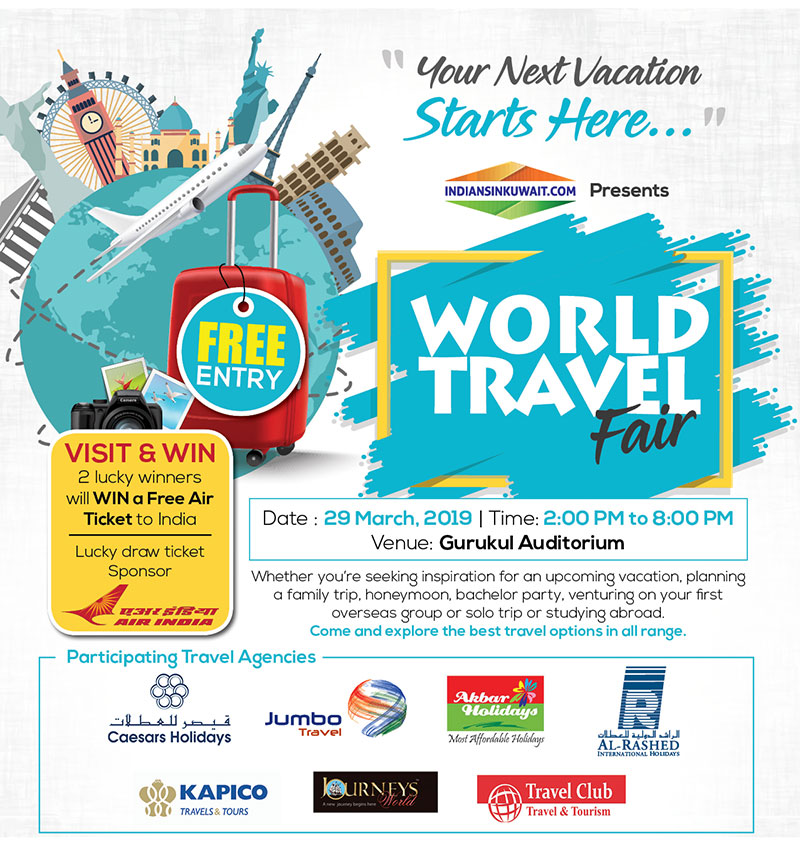 Indiansinkuwait.com presents "World Travel Fair"