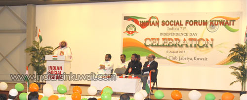 Indian Social Forum Kuwait celebrates Independence Day