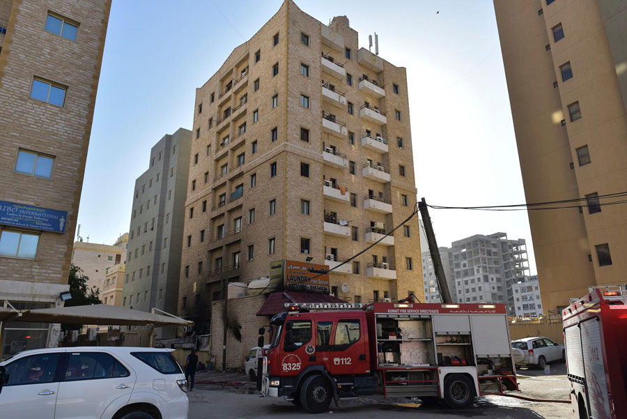 23 people injured, suffocate in Mahboula fire 