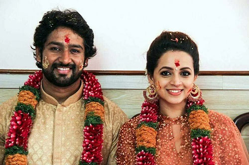 Malayalam actress Bhavana weds Kannada producer Naveen
