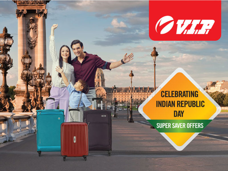 VIP luggage launch Indian Republic Day Super Saver Offer for their customers in Kuwait