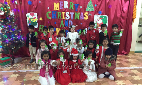 Christmas Assembly and Celebrations Kindergarten and Pre-Kg of IES, Pearls and Jack and Jill