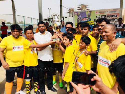 Fahaheel English Madrasa wins Shifa Al Jazeera Al-Nahil Soccer Championship Cup