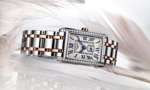 The Longines DolceVita – when steel and gold are combined to embody glamour and grace