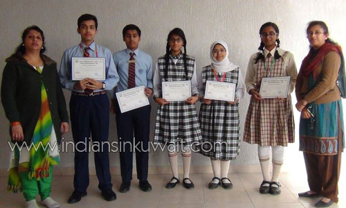 Indian Central School achieved an” A GRADE” in Kuwait Children’s Science Congress – 2016