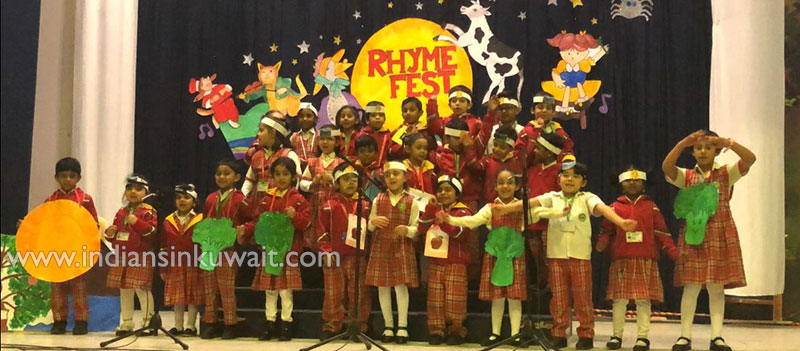 Salmiya Indian Model School Conducted Rhyme Fest