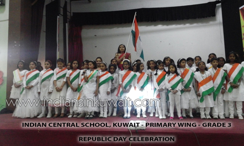 Indian Central School Primary Wing Celebrated Republic Day