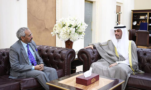 Indian Ambassador met  Speaker  Marzouq Ali Al-Ghanim 