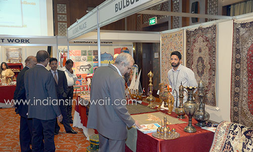 Indian Embassy organized exhibition of   “Indian Handicrafts and Handloom”