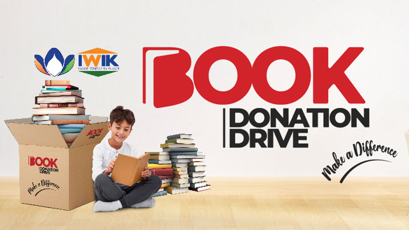 Donate Books Pass on a Story; Book Donation Drive initiated by IWIK