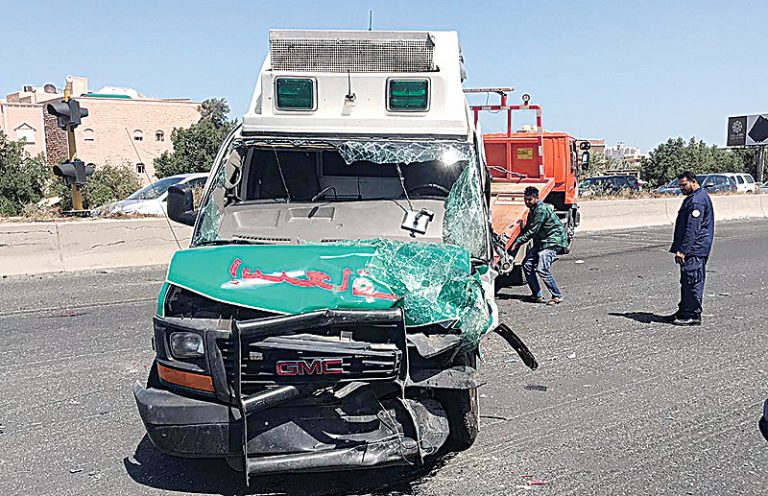 Two injured as Ambulance met with accident