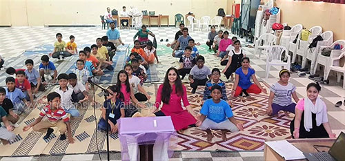 Yoga Health Plus Salmiya conducted Seminar on Health and Diet Awareness in Children