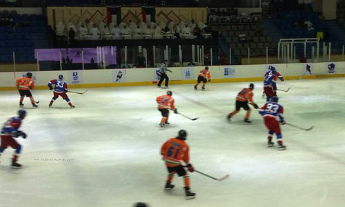 Indian team finished 2nd  in Ice Hockey Challenge Cup held in Kuwait