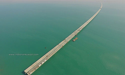 79 percent  of Sheikh Jaber Al-Ahmad Causeway completed