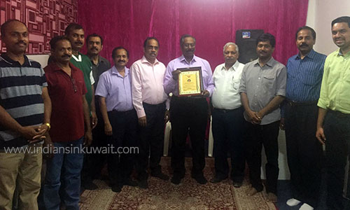 YMCA Kuwait gave a Farewell to Mr. Babu Johnson,