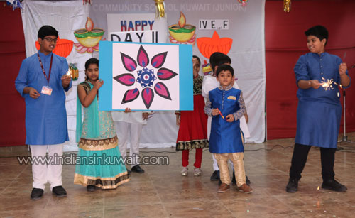 ICSK Junior Conducts Special Diwali Assembly