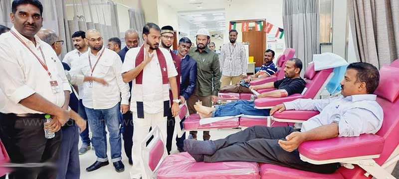 TMCA arranged Blood Donation Camp honoring Kuwait National and Liberation Days