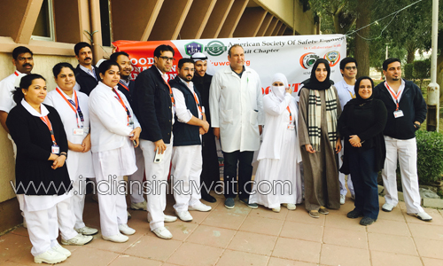ASSE Kuwait Chapter Organized a Blood Donation Drive in collaboration with Shuaiba Industrial Medical Center 
