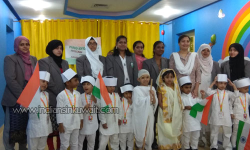 Gandhi Jayanthi Celebrated in Kids International Pre School