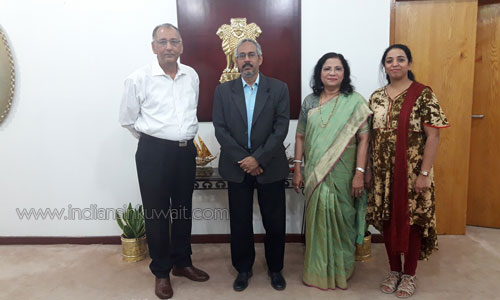 Writers’ Forum, Kuwait meets Ambassador of India