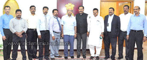 KJPS Officials  met  Ambassador of India to Kuwait 