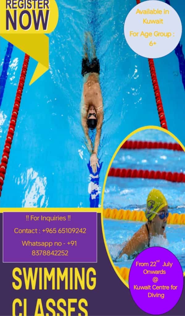 Salmiya Swimming Classes for kids Age 6+