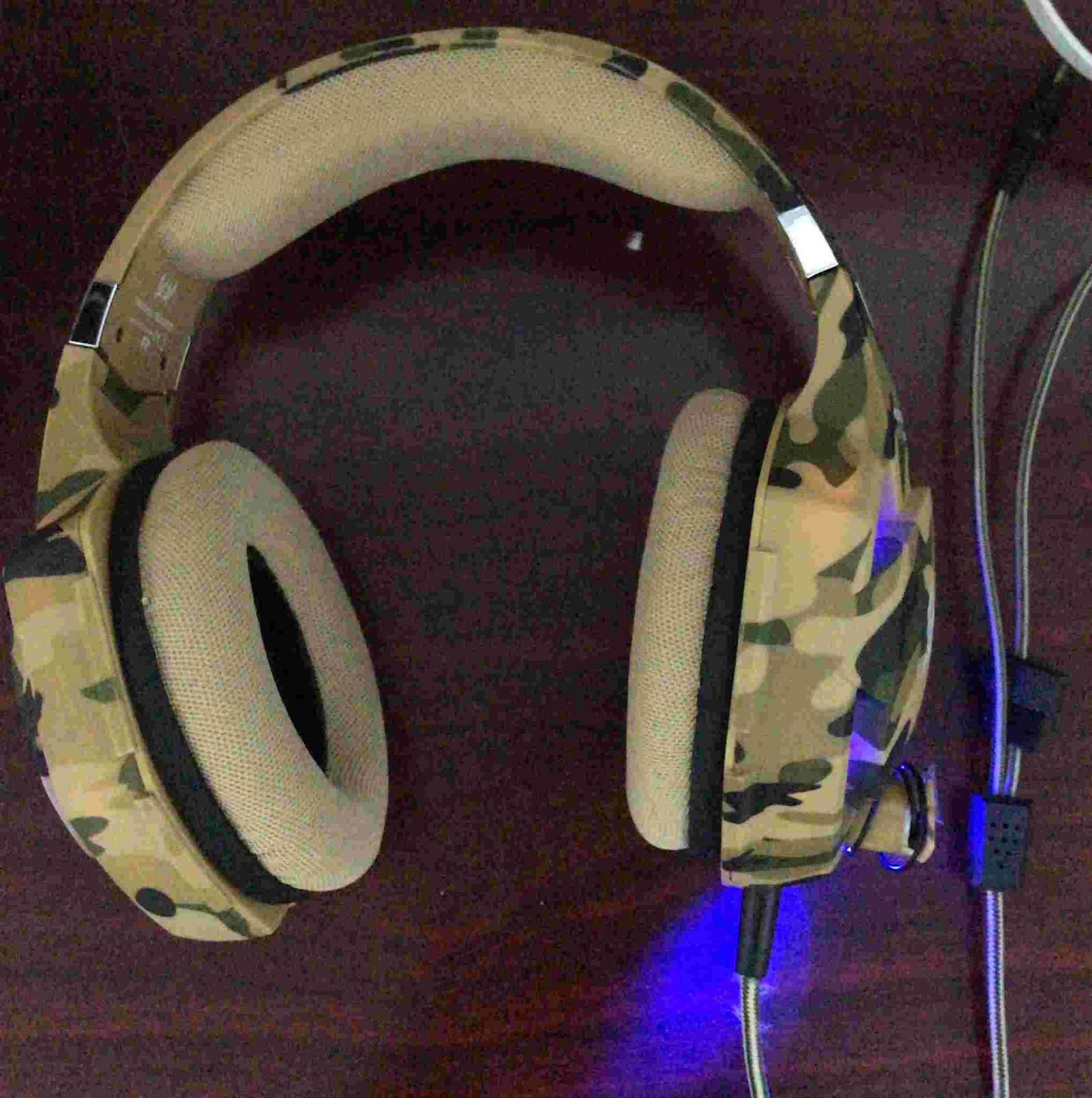 Kotion Each G2600 Camo Wire Headphones