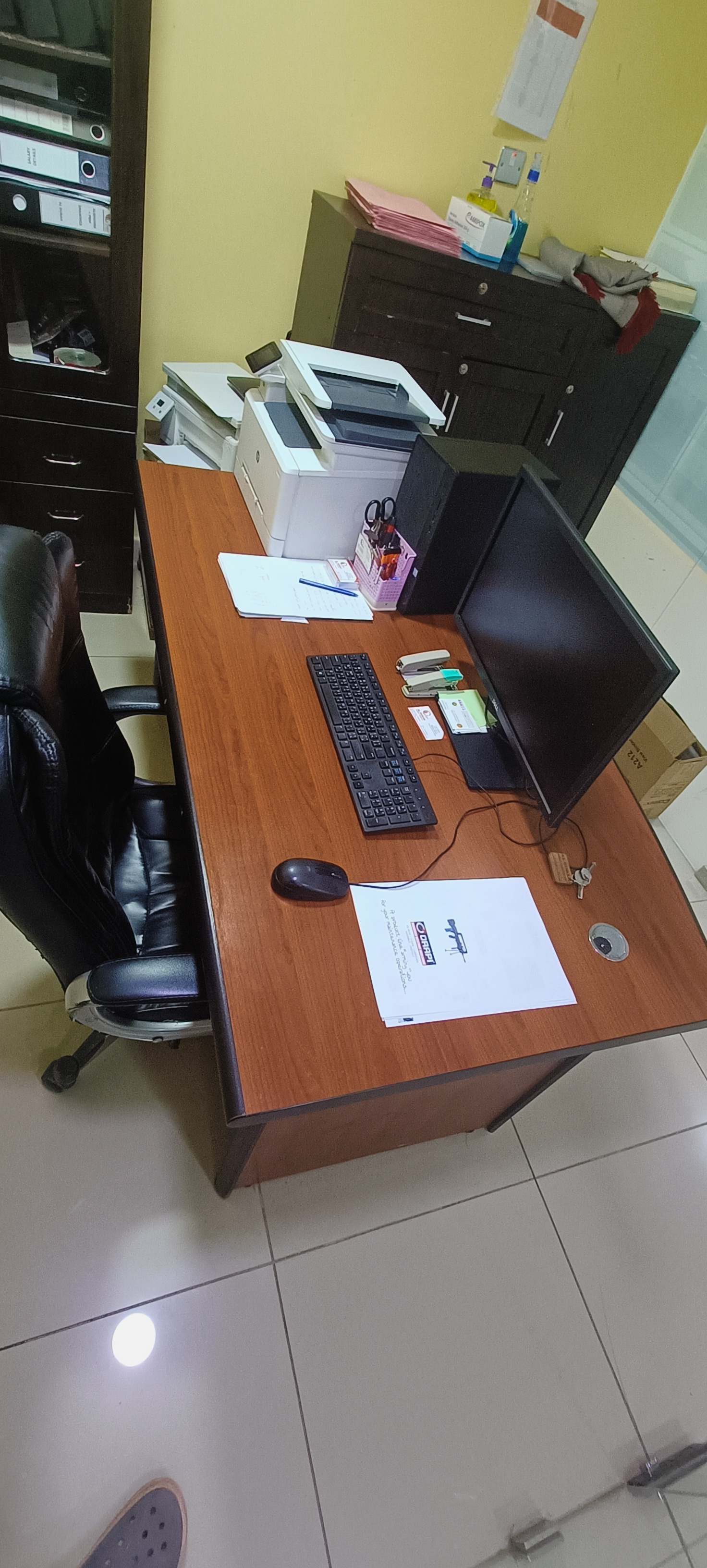 We want to sale our New condition office table and chairs with best price 