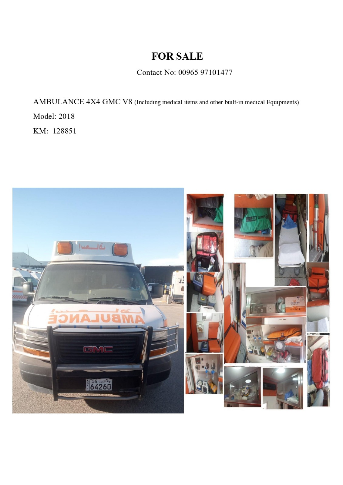 AMBULANCE 4X4 FOR SALE 3 NOS