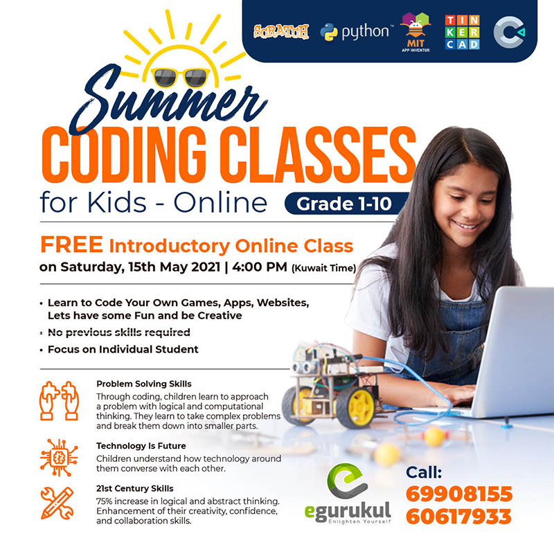 Online Coding Classes For Kids This Summer