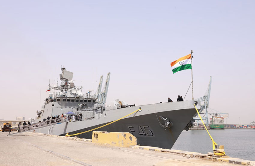 Indian Naval Ship (INS) TEG visits Kuwait