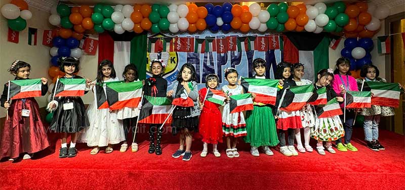 Happy Kids School (Mangaf) students commemorated Kuwait National