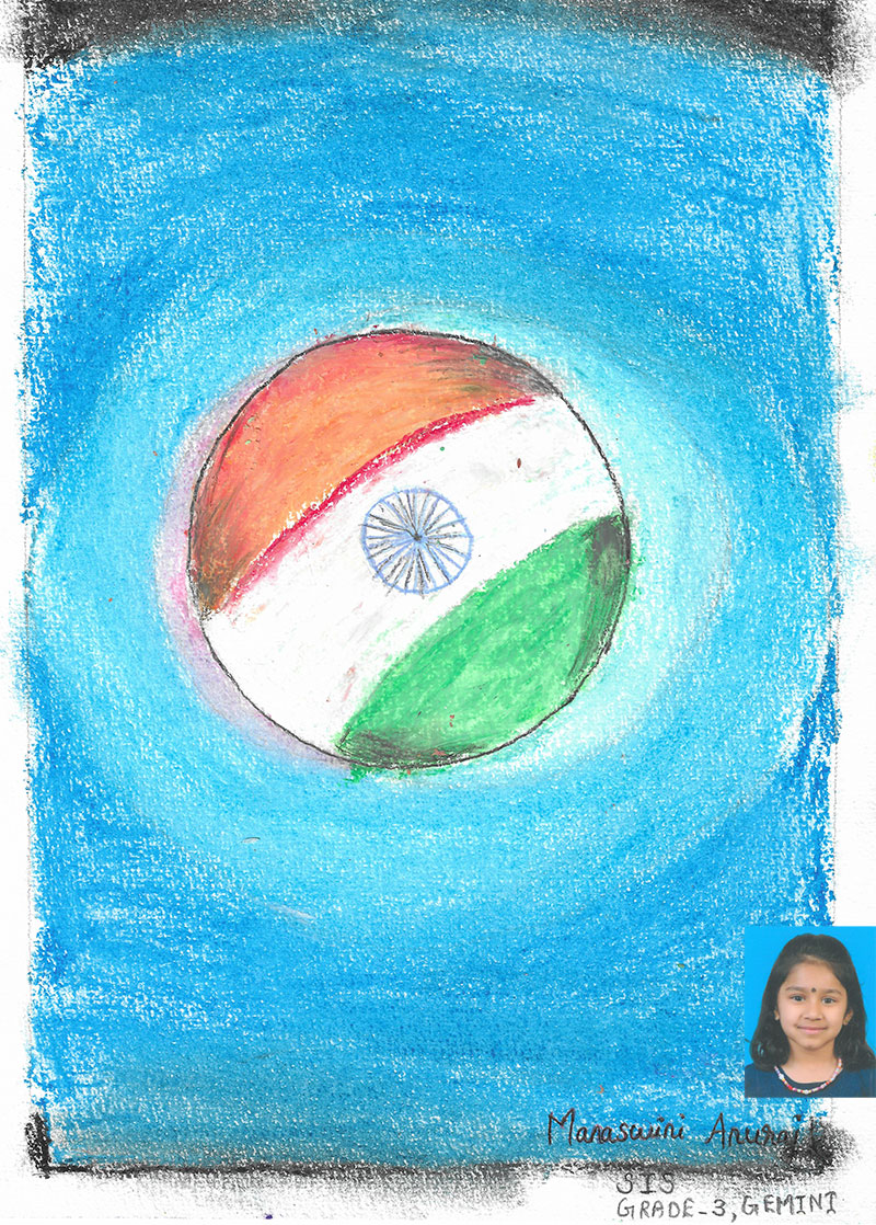 Independence Day Drawing with Oil Pastel Step by Step || 15 August Drawing  - YouTube