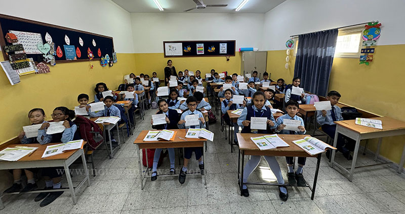 Handwriting competitions held at CarmelSchool