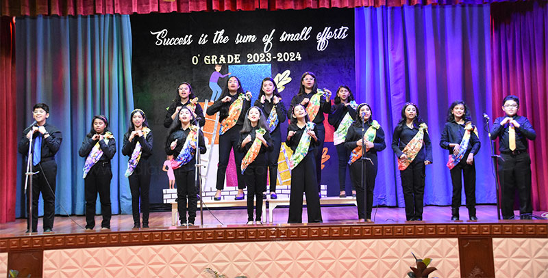 Success is the sum of small efforts – Carmel School organized the   ‘O’ Grade Ceremony