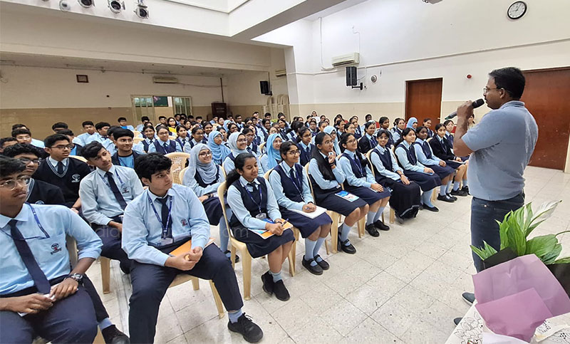 Career Counselling session conducted by Carmel School
