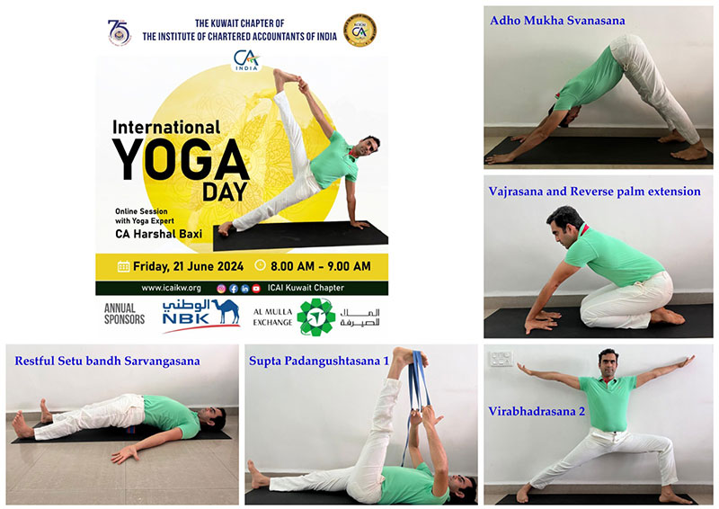 KCICAI Hosts Online Yoga Workshop to Celebrate International Yoga Day