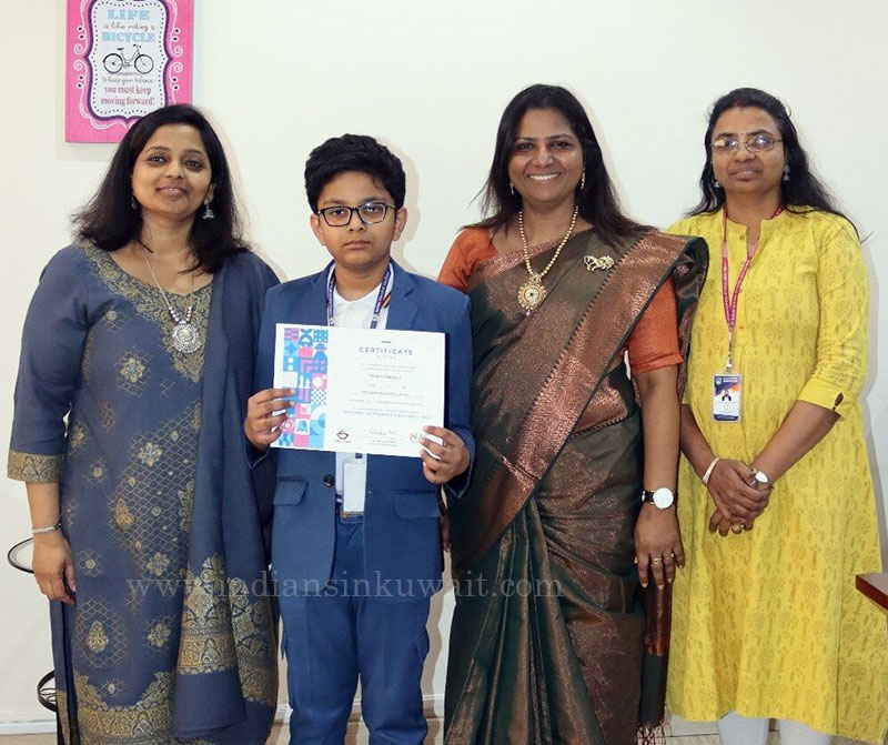 ISEK student Omesh Cherukuri is National Astronomy Challenge (NAC) achiever