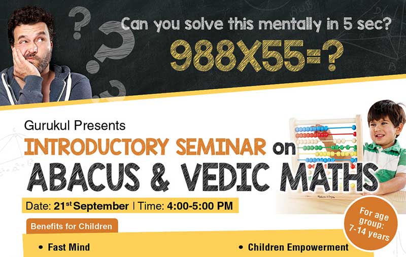 Introductory seminar on Abacus & Vedic Maths in Kuwait