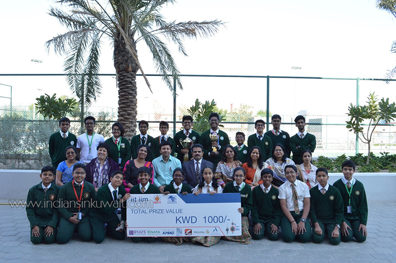 Fahaheel Al-Watanieh Indian Private School (FAIPS) Won the IIT-IIM 6th Annual Kuwait Open Quiz Q8OQ-2019’