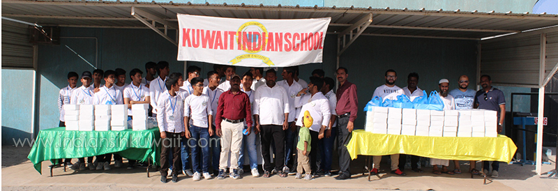 Kuwait Indian School- Iftar Box Distribution