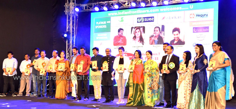 Indian women shining stars Book released at  enthralled crowd by Indian Frontliners,Kuwait