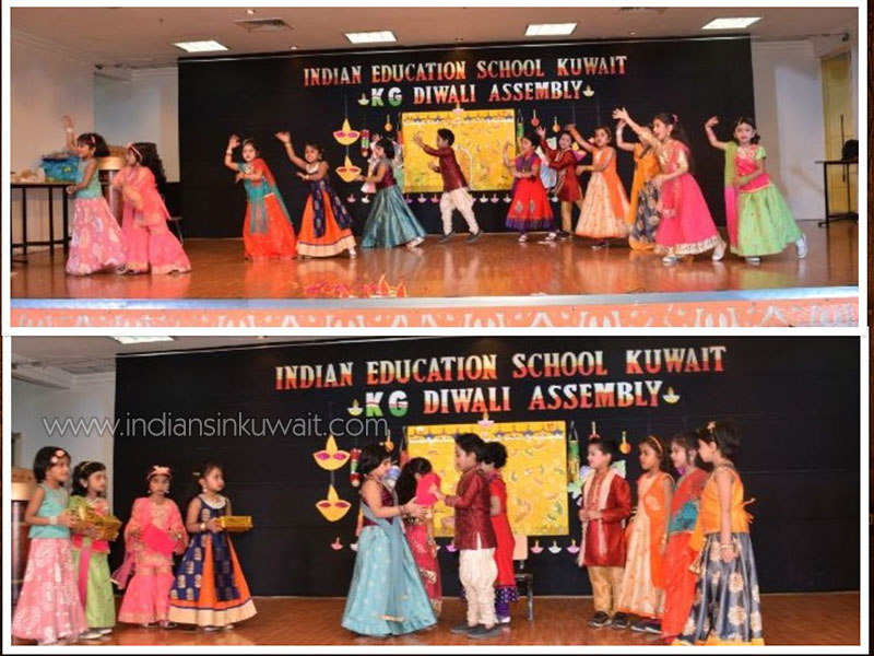 Bhavans Kindergarten School News : Diwali Assembly