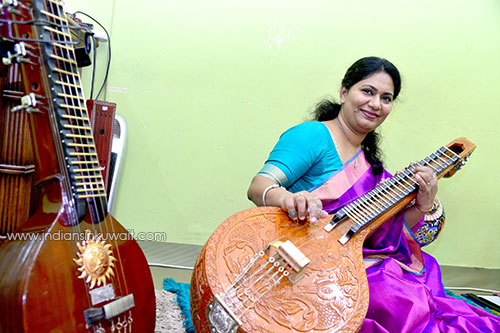 Linking India to Kuwait through Music:  The One and Only Veena Guru in Kuwait.